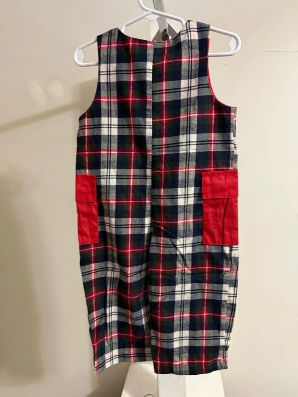 NWT “Apple of my Eye” Plaid Longalls